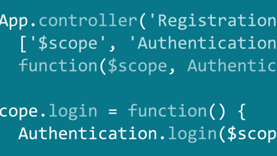 AngularJS 1: Adding Registration to Your Application image
