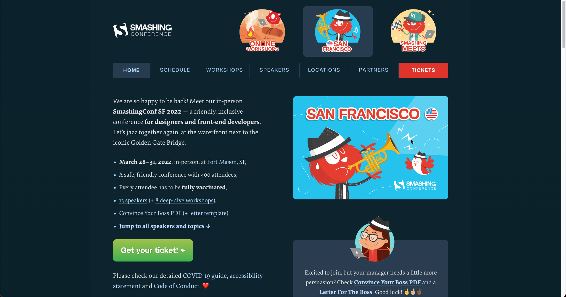 The SmashingConf San Franciscoo Conference