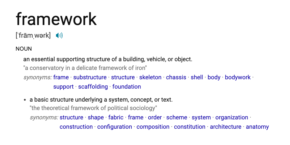 Framework Definition