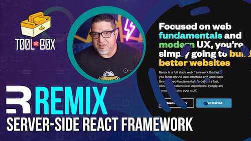 Remix. The Backend React JavaScript Framework image