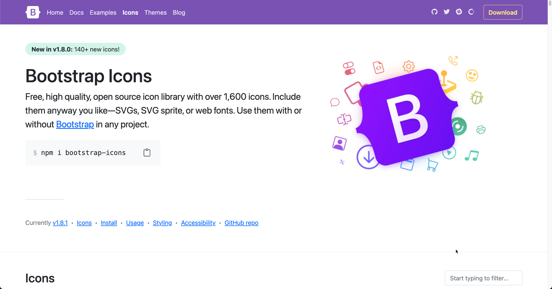 Bootstrap Icons